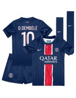 Otroške Nogometnih dresov Paris Saint-Germain Ousmane Dembele #10 Domači 2024-25 Kratki rokavi (+ hlače)